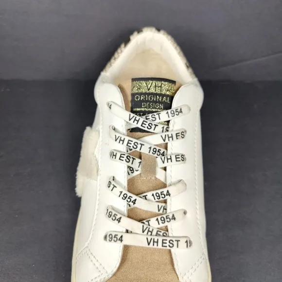 VINTAGE HAVANA  Anabella White Camel Sneaker Women's Classic Shoe Size 11