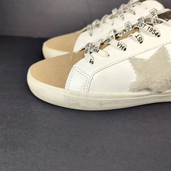 VINTAGE HAVANA  Anabella White Camel Sneaker Women's Classic Shoe Size 11