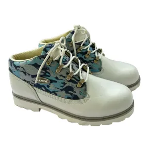 Vintage NY Lug Co Lugz Drifter White Blue Camo Size 10 Combat Booties Rare