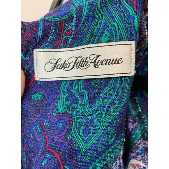 Vintage Saks Fifth Avenue Long Sleeve Dress
