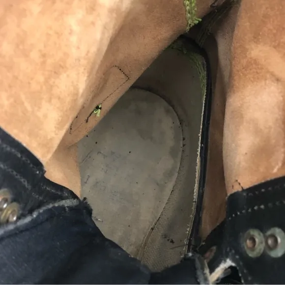 Vintage Sorel Pro Flex I Scott Downey Black Neon Green Rubber Snow Boots Men 12