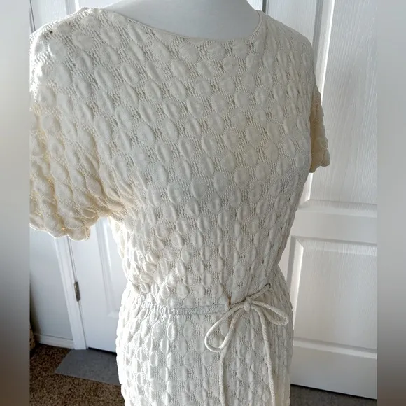 Vintage Textured 40’s/50’s Midi Dress
