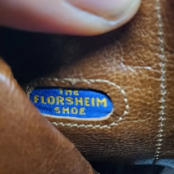 Vintage The Florsheim Shoes Men 11 D Essex Moc Toe Zipper Leather Ankle Boots