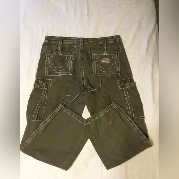 Vintage True Religion Trousers Talon Zipper Big Stitch MEN size 36/32