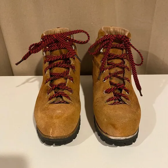 Vintage Vasque Women's Mountaineering Boots - Made in Italy, Size 8-8.5