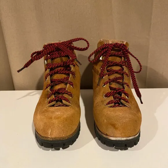 Vintage Vasque Women's Mountaineering Boots - Made in Italy, Size 8-8.5