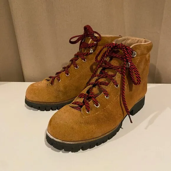 Vintage Vasque Women's Mountaineering Boots - Made in Italy, Size 8-8.5
