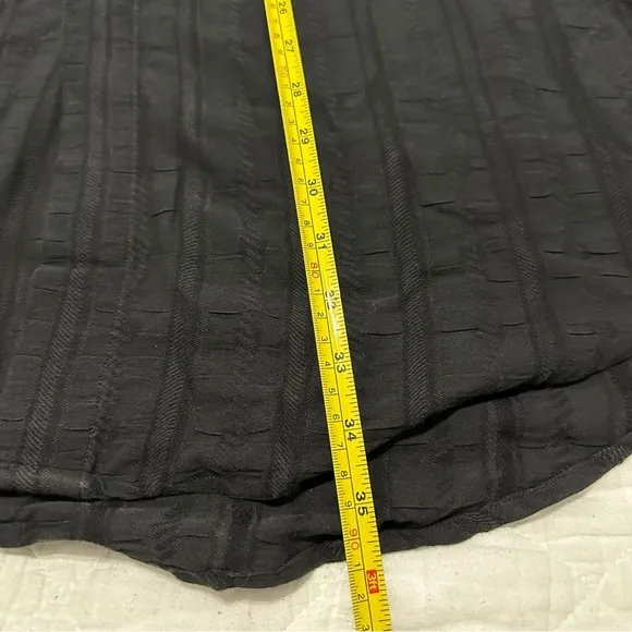 Vintage Versace Classic V2 Men's Large Black Dress Shirt Long Sleeve Patterned