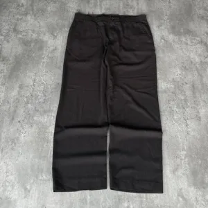 Vintage Y2K Black Pinstripe Classic Fit Essential Dress Pants