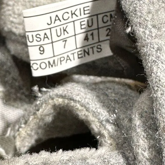 Vionic Jackie Women's Gray Quilted Flannel Adjustable Supportive Slippers Size 9