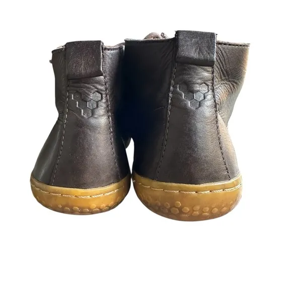 Vivo Barefooot Men's Gobi Boots Shoes Brown Leather Business Casual Size EU 44