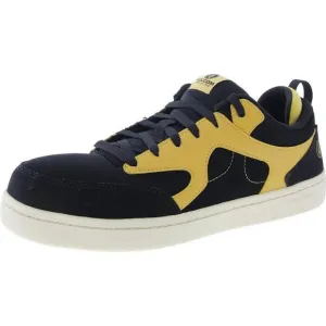 Volcom Mens Black Composite Toe Leather Skate Shoes New