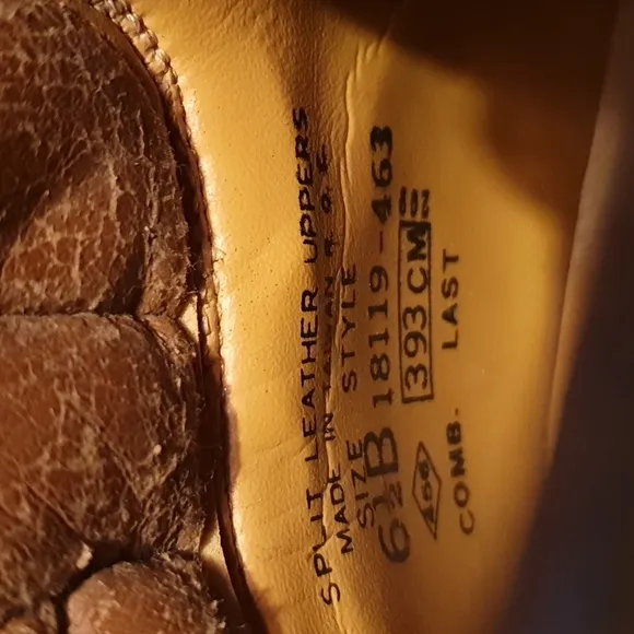 Vtg Sears The Shoe Place Hiking Boots sz 6.5