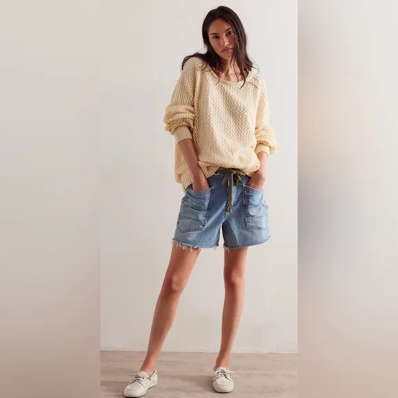 We The Free people Moxie Shorts new truest blue