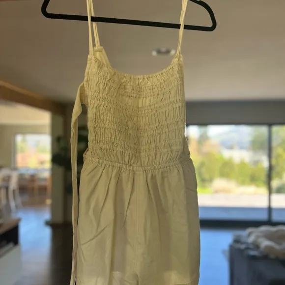 We the Free Talia Denim Romper