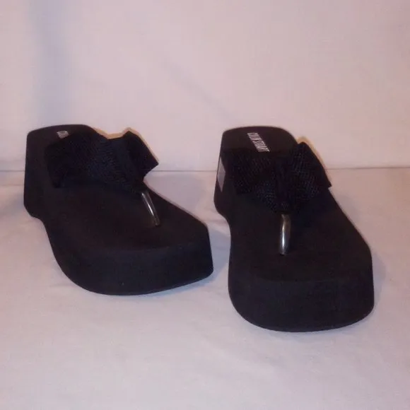 Wedge Platform Flip Flops: Vintage Victoria's Secret - Collin Stuart.  NEW
