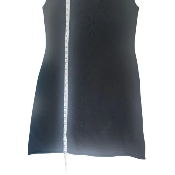 WHIM Cashmere Blend Black Knit Dress Women's SZ M