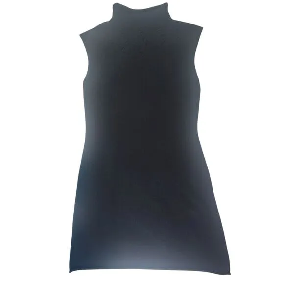 WHIM Cashmere Blend Black Knit Dress Women's SZ M