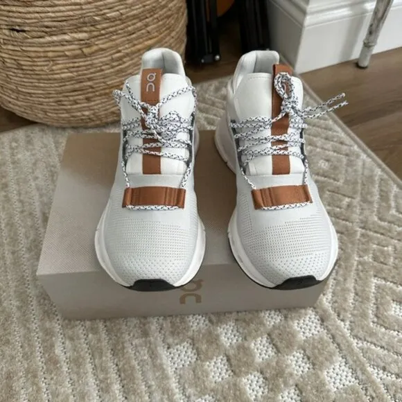 White &amp; Pearl On Cloud Cloudnova Lightweight Sneakers Women Brand New