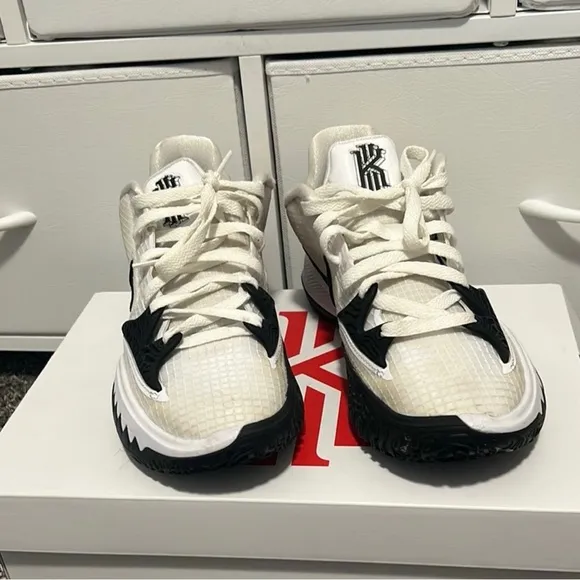 White and Black shoes