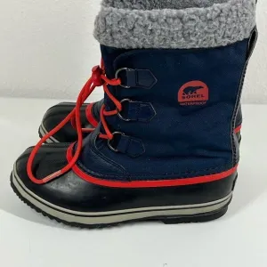 Winter boots Sorel size 6 Waterproof Blue Red
