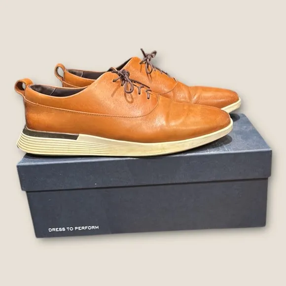 Wolf &amp; Shepherd Crossover Longwing Leather Honey White Shoes Men’s Size 11.5