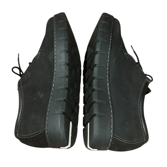 WOLKY Black Suede Leather Platform Sneakers Shoes EU size 42/US 10.5