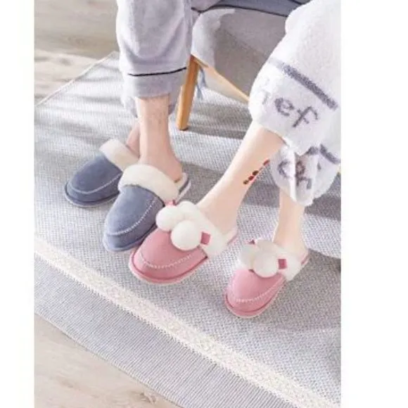 Women Home Comfy Fluffy Slippers