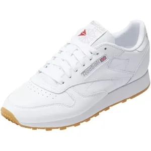 Women Leather White Unisex-Adult Classic Rubber sole Sneaker