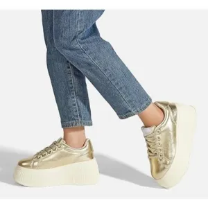 ⚡Women Platform Sneakers Classic Wedge Canvas Casual Low Top Retro Walking Shoes