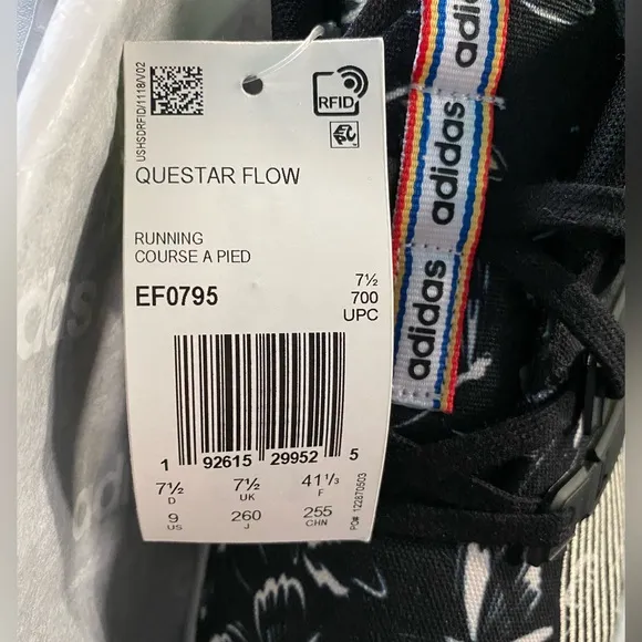 Womens Adidas Farm Rio Sneakers. Cute Black Lightweight Running Fitness Shoes.