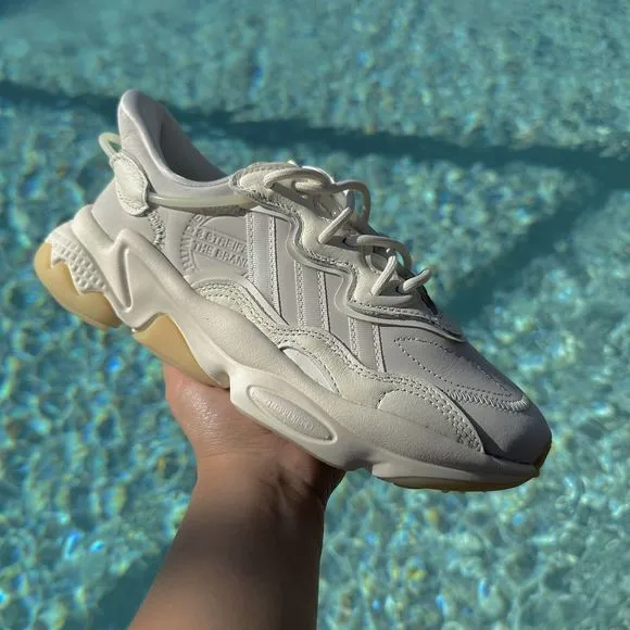 WOMEN'S Adidas Originals Ozweego Off White Gum  Shoes GZ2789