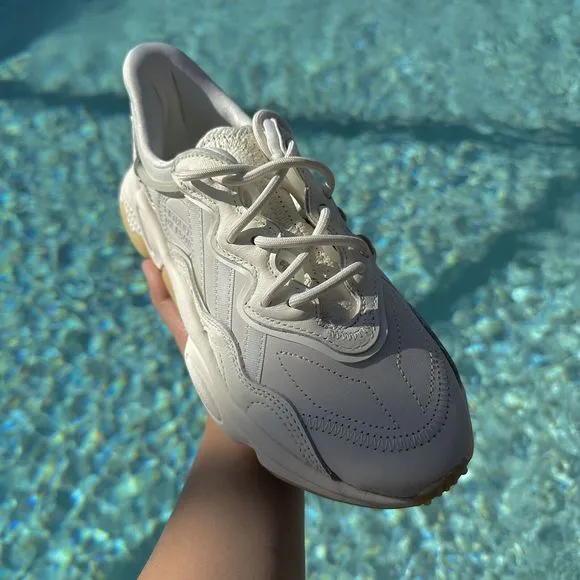WOMEN'S Adidas Originals Ozweego Off White Gum  Shoes GZ2789