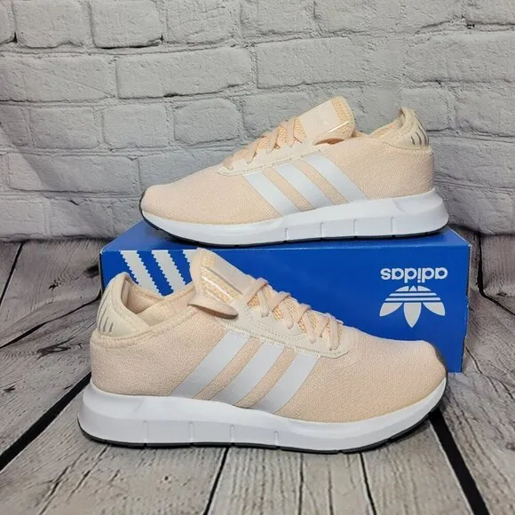 Womens adidas Swift Run Athletic Shoe- Pastel Pink