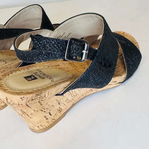 Women’s Alexus Fabric Open Toe Casual Platform Cork Wedge Sandals