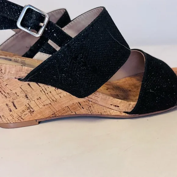 Women’s Alexus Fabric Open Toe Casual Platform Cork Wedge Sandals