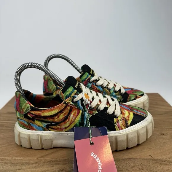 Womens Farm Rio Banana Platform Multicolor Canvas Casual Sneakers Shoes Size 5 M