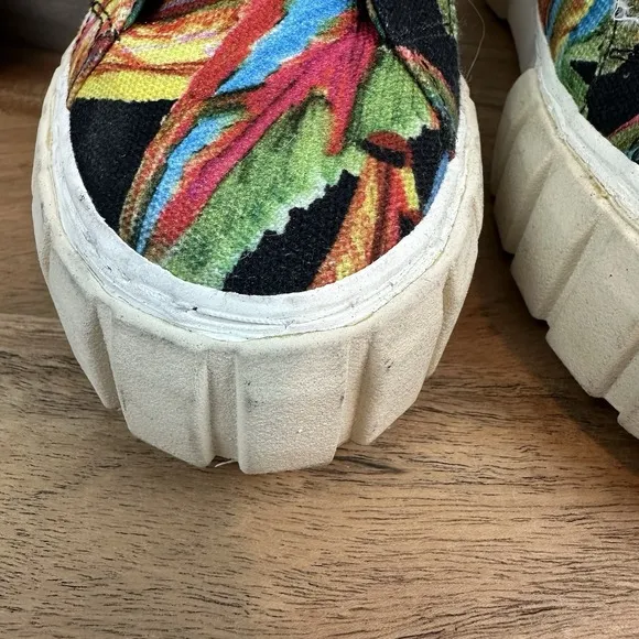 Womens Farm Rio Banana Platform Multicolor Canvas Casual Sneakers Shoes Size 5 M