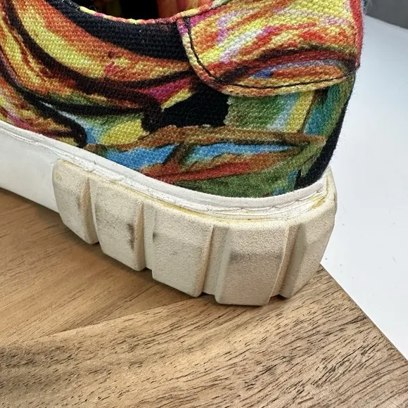 Womens Farm Rio Banana Platform Multicolor Canvas Casual Sneakers Shoes Size 5 M