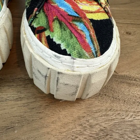 Womens Farm Rio Banana Platform Multicolor Canvas Casual Sneakers Shoes Size 5 M