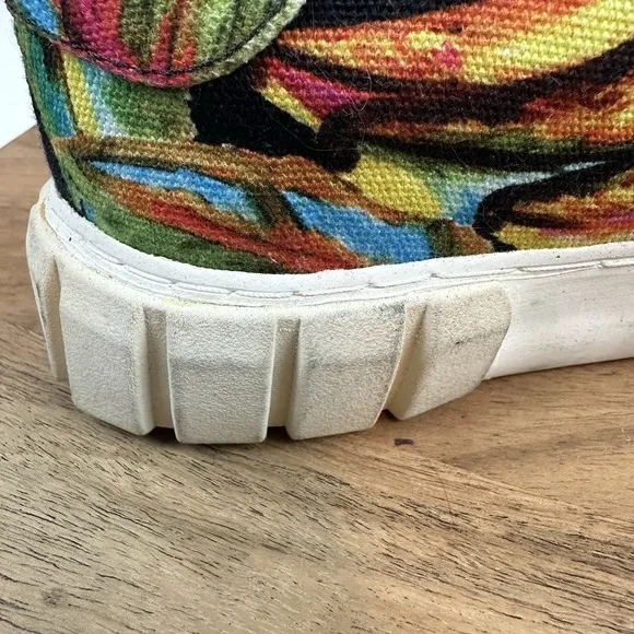 Womens Farm Rio Banana Platform Multicolor Canvas Casual Sneakers Shoes Size 5 M