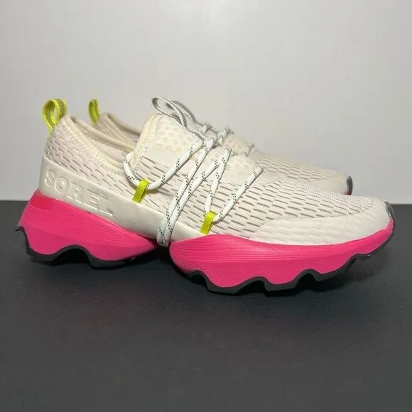 Womens SOREL Kinetic Impact Ivory White Sneakers / Size 6