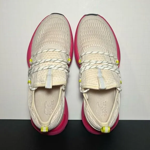 Womens SOREL Kinetic Impact Ivory White Sneakers / Size 6