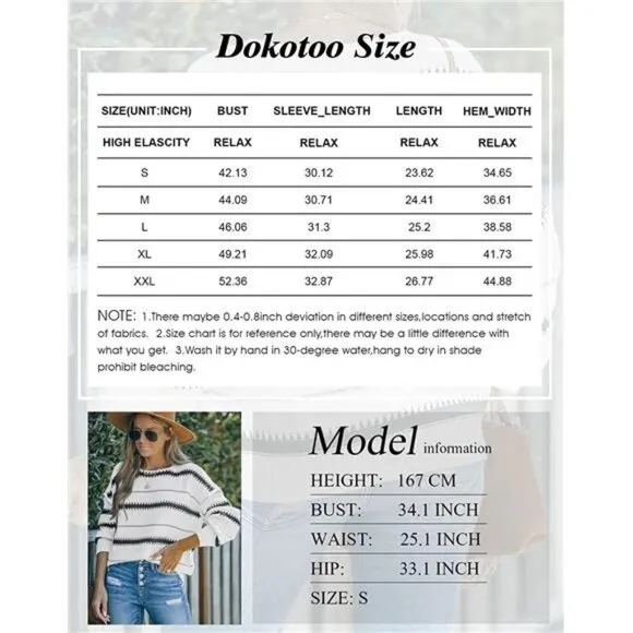 Women's Sweaters Long Sleeve Crewneck Pullover Knit Jumper Tops