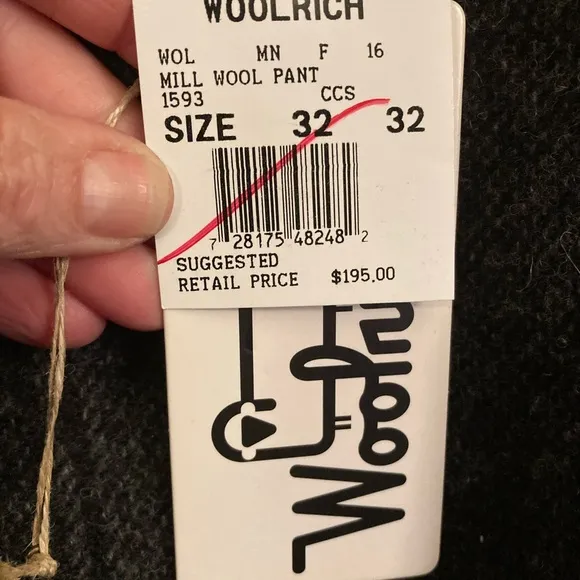 Woolrich Gray Dress Pants Modern Fit