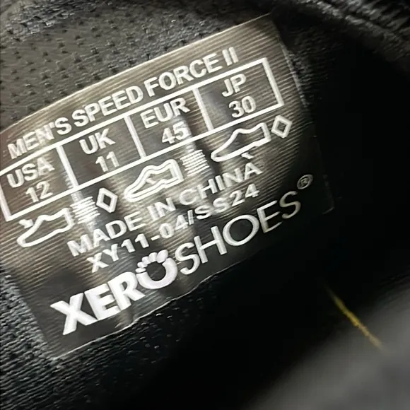 Xero Shoes Men's Speed Force II Running &amp; Speed-Training Shoe Men's 12