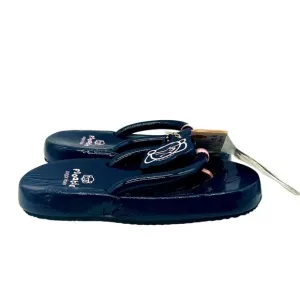 Y2K Sugar Floatie Shoes Flip Flops Size Small Blue/Pink Pool Vintage Sandals