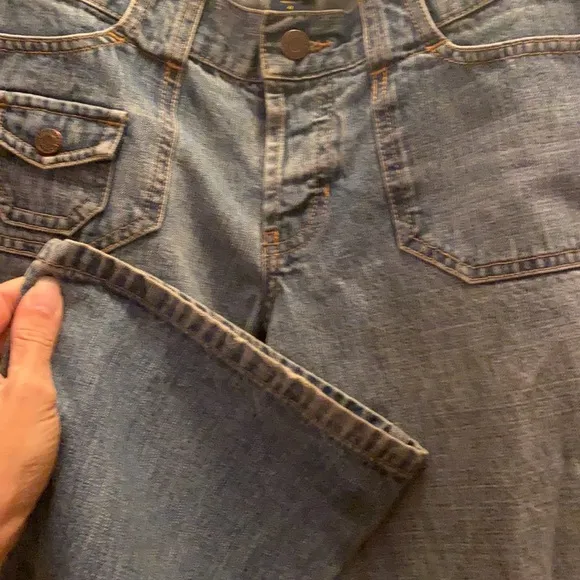 Y2K VINTAGE A&amp;F BOHO LOW RISE BLUE JEANS BOYFRIEND PARISIAN SEXY ⭐️⭐️⭐️⭐⭐️