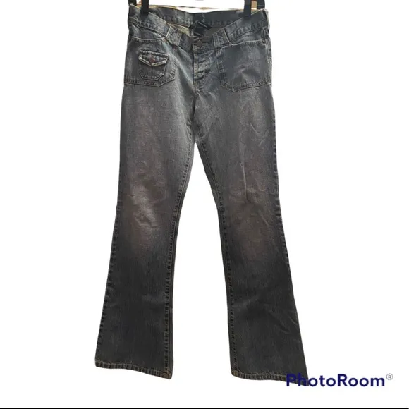 Y2K VINTAGE A&amp;F BOHO LOW RISE BLUE JEANS BOYFRIEND PARISIAN SEXY ⭐️⭐️⭐️⭐⭐️