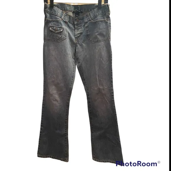 Y2K VINTAGE A&amp;F BOHO LOW RISE BLUE JEANS BOYFRIEND PARISIAN SEXY ⭐️⭐️⭐️⭐⭐️